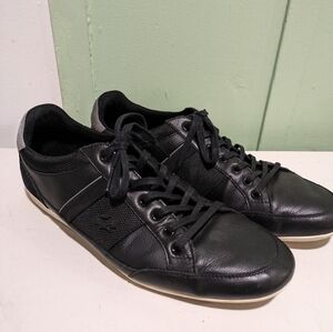 Lacoste Chaymon 116 Mens 11 Black Leather Shoes 7-31SPM0080237